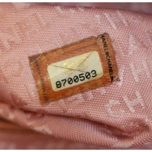 AUTHENTIC CHANEL CAVIAR PINK STITCH LEATHER MEDIUM ZIP TOP SQUARE PURSE HANDBAG - Picture 3 of 11